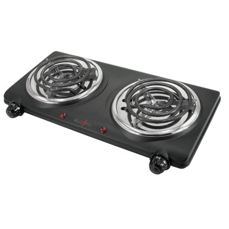 Eurostar ES202BK Double Burner  Black