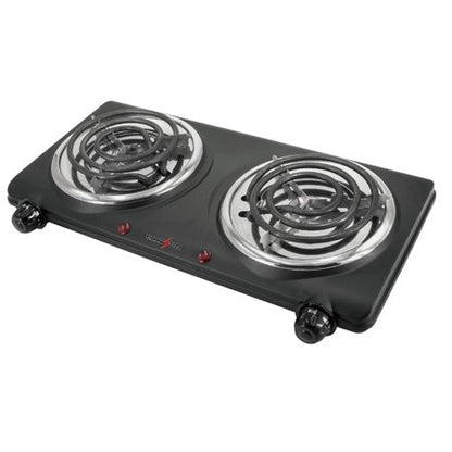Eurostar ES202BK Double Burner  Black