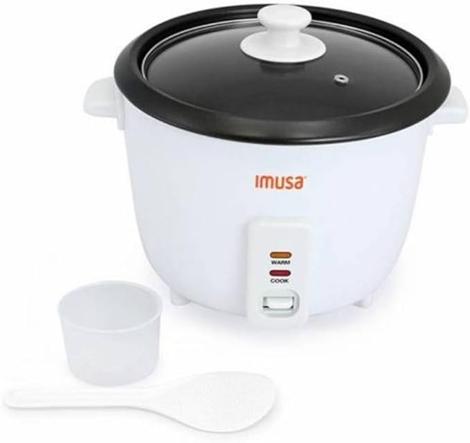 IMUSA USA GAU-00013 Electric Nonstick Rice Cooker 8-Cup