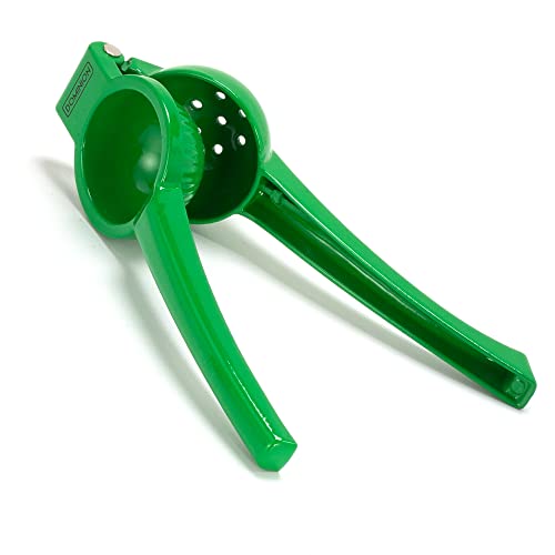 Dominion Premium Quality Metal Lime Squeezer, Citrus Juicer, Manual Press for Extracting the Most Juice Possible - Lime Juicer (Green)