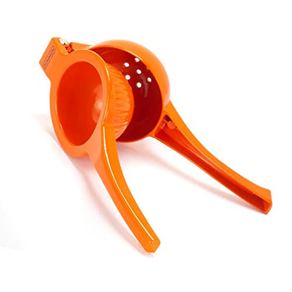 Dominion Premium Quality Metal Orange Squeezer, Citrus Juicer, Manual Press for Extracting the Most Juice Possible - Orange Juicer (Orange)