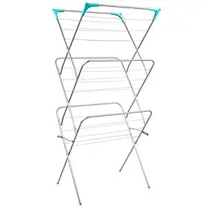 Silver  3 Tier Folding Drying Rack