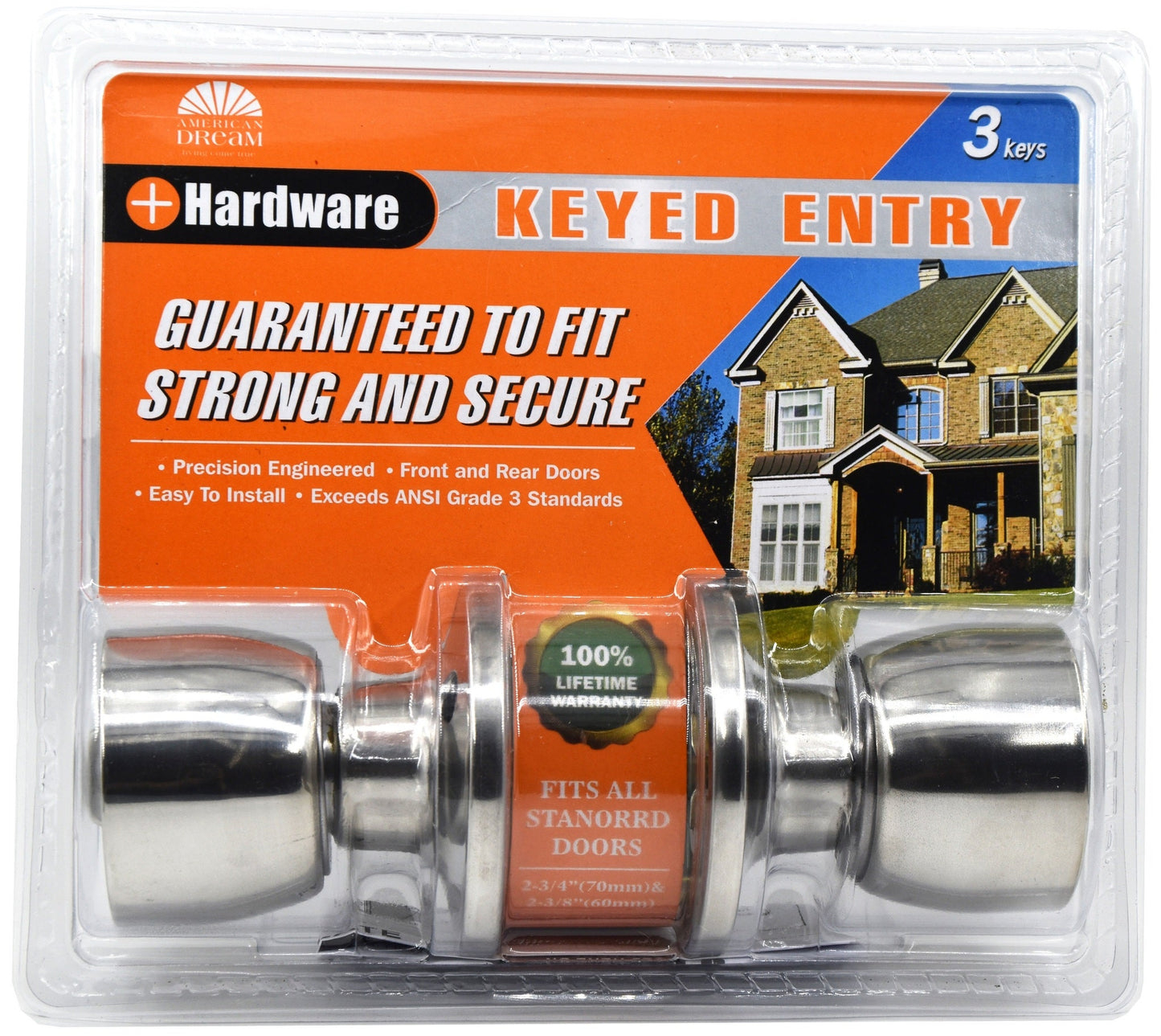 Chrome Keyed Entry Lock v2