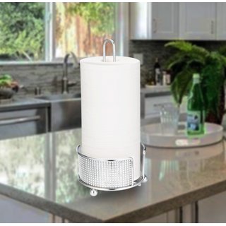 The Kitchen Sense Chrome Countertop Paper Towel Holder