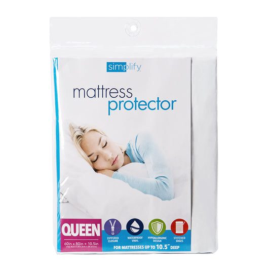 MATTRESS COVER ZIPPERED QUEEN