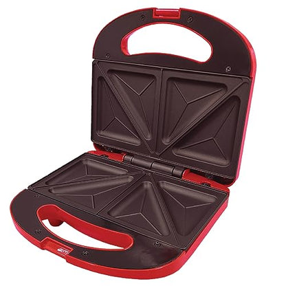 EUROSTAR ES901R 760W Sandwich Maker, Red