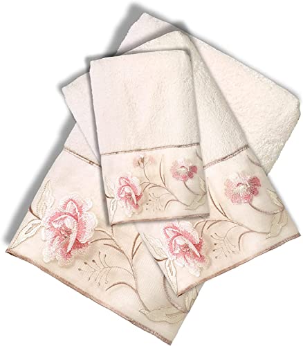 Popular Bath Dublin Rose Towel Set