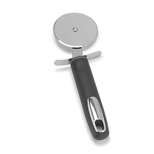 Dominion Pizza Cutter Wheel - Premium Stainless Steel Pizza Slicer - Easy to Clean & Cut Pizza Wheel - Super Sharp, Non-Slip Handle & Dishwasher Frien