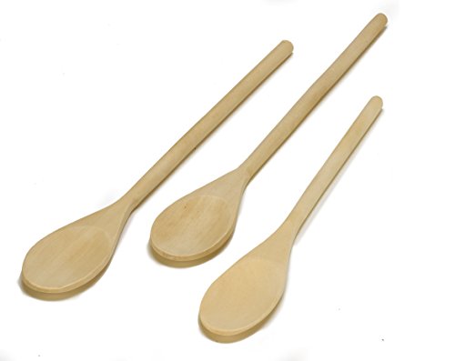 IMUSA 3 piece Wood Spoon Set