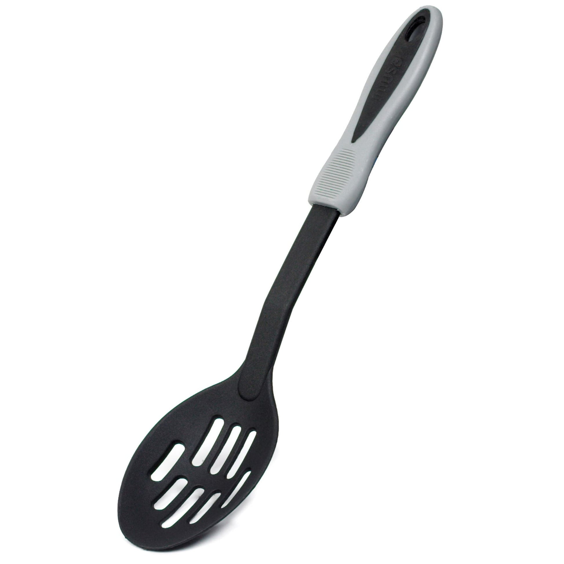 Imusa Nylon Slotted Spoon with Gray Handle