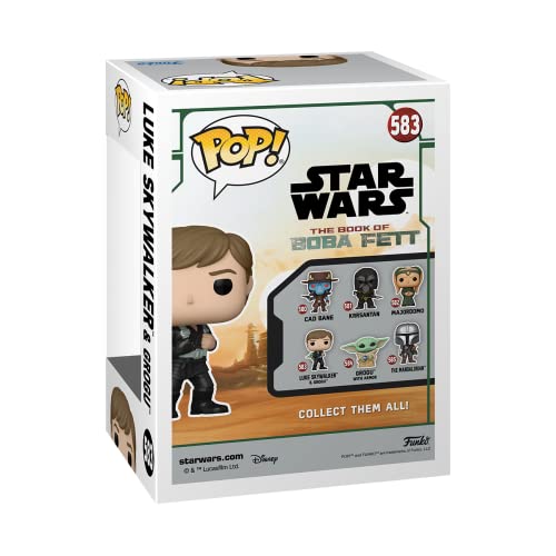 Funko Pop Star Wars  Book of Boba Fett  Luke Skywalker and Grogu #583