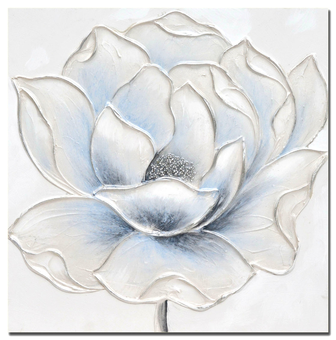 OIL CANVAS - DELICATE PETALS - SIZE: 16" x 16"