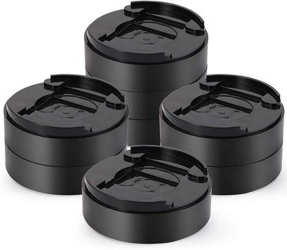 Yopay 8 Pack Adjustable Bed Risers, Stackable Round Heavy Duty Furniture Risers