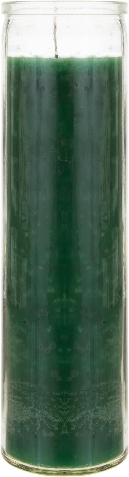 7 day All Purpose Tall Devotional Prayer Container Candle - Green