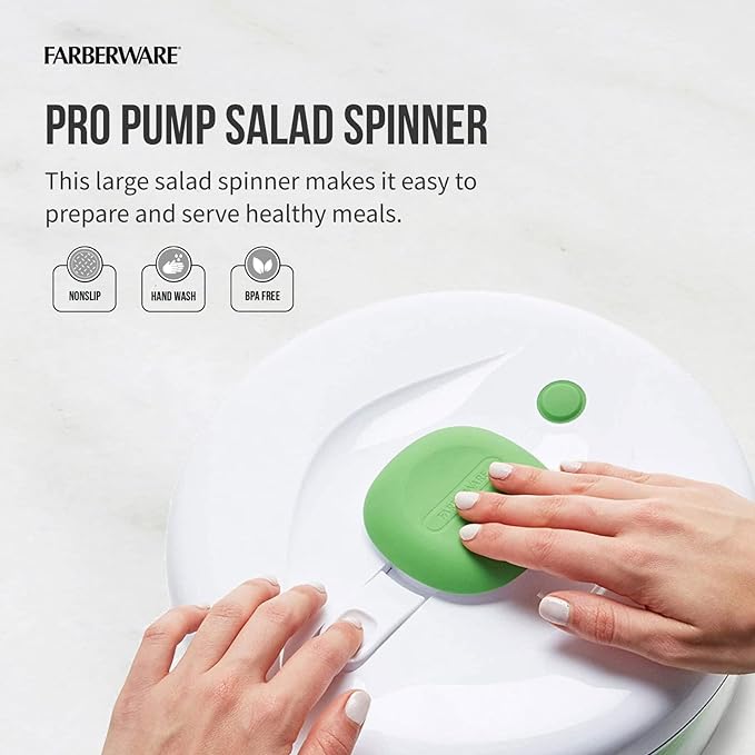 Farberware Classic Salad Spinner, Multicolor