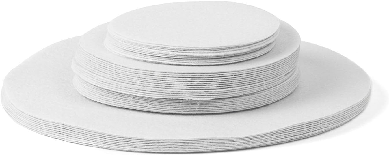 Laminet Soft Felt Plate Dividers | Set of 48 - White