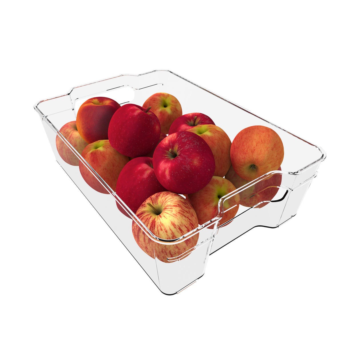 Fridge Storage Bin with Handle - 12.4" x 8.3" x 3.5"