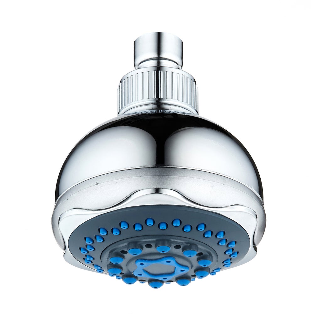 5 Function High Pressure Fixed Shower Head - Chrome 