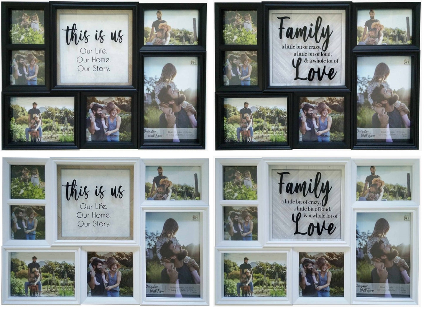 MIXED 7 OPENING PHOTO COLLAGE - SIZE: 20" x 15"