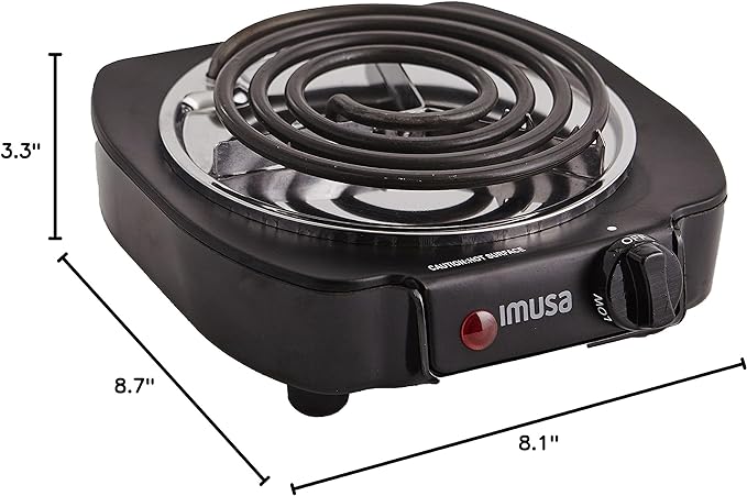 Imusa Electric Single Burner 1100 Watts