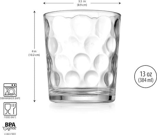 HE Eclipse 13oz DOF S/4 - Drinking Glass