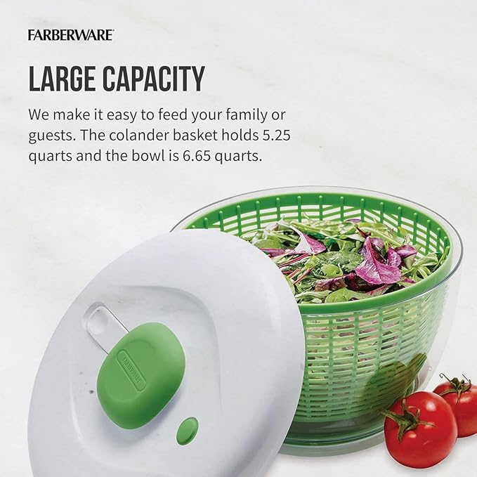 Farberware Classic Salad Spinner, Multicolor