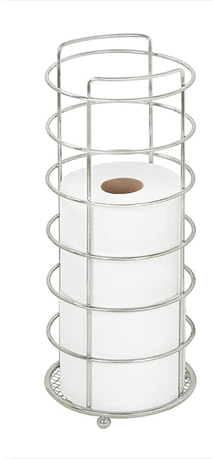 Bath Bliss Cylinder Free Standing Toilet Paper Holder Reserve