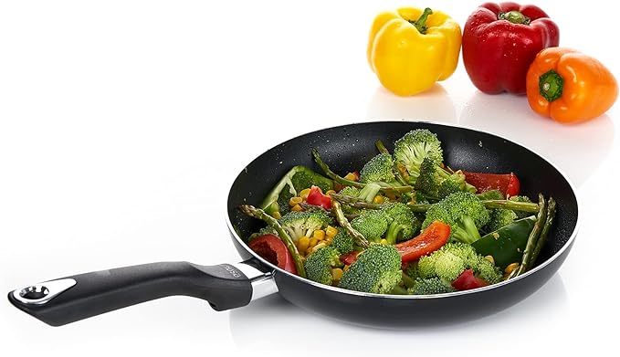 IMUSA Black 10" Nonstick Bistro Saute Pan