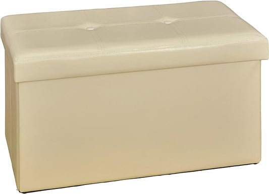 Simplify Folding Storage Ottoman, Toy Box Chest