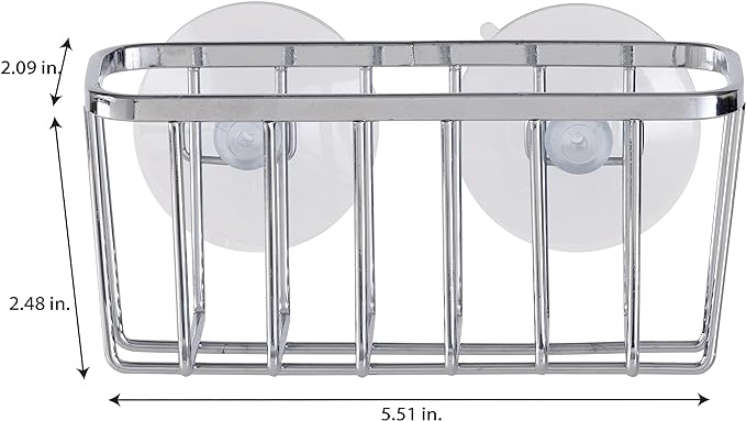 Chrome  Sink Suction Caddy