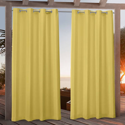 YORK YELLOW BLACKOUT GROMMET PANEL 54"X84"