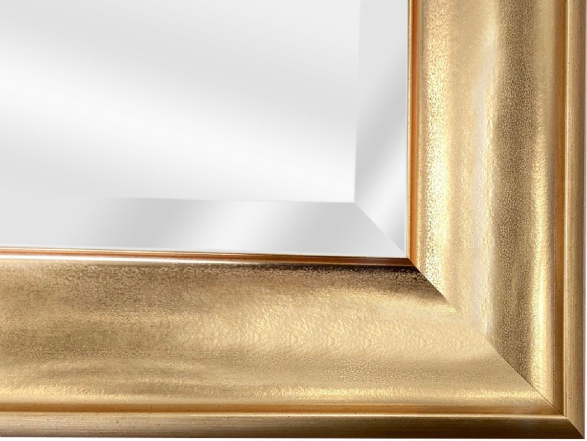 SCOOP LEANER MIRROR IN GOLD - SIZE: 30" x 54"