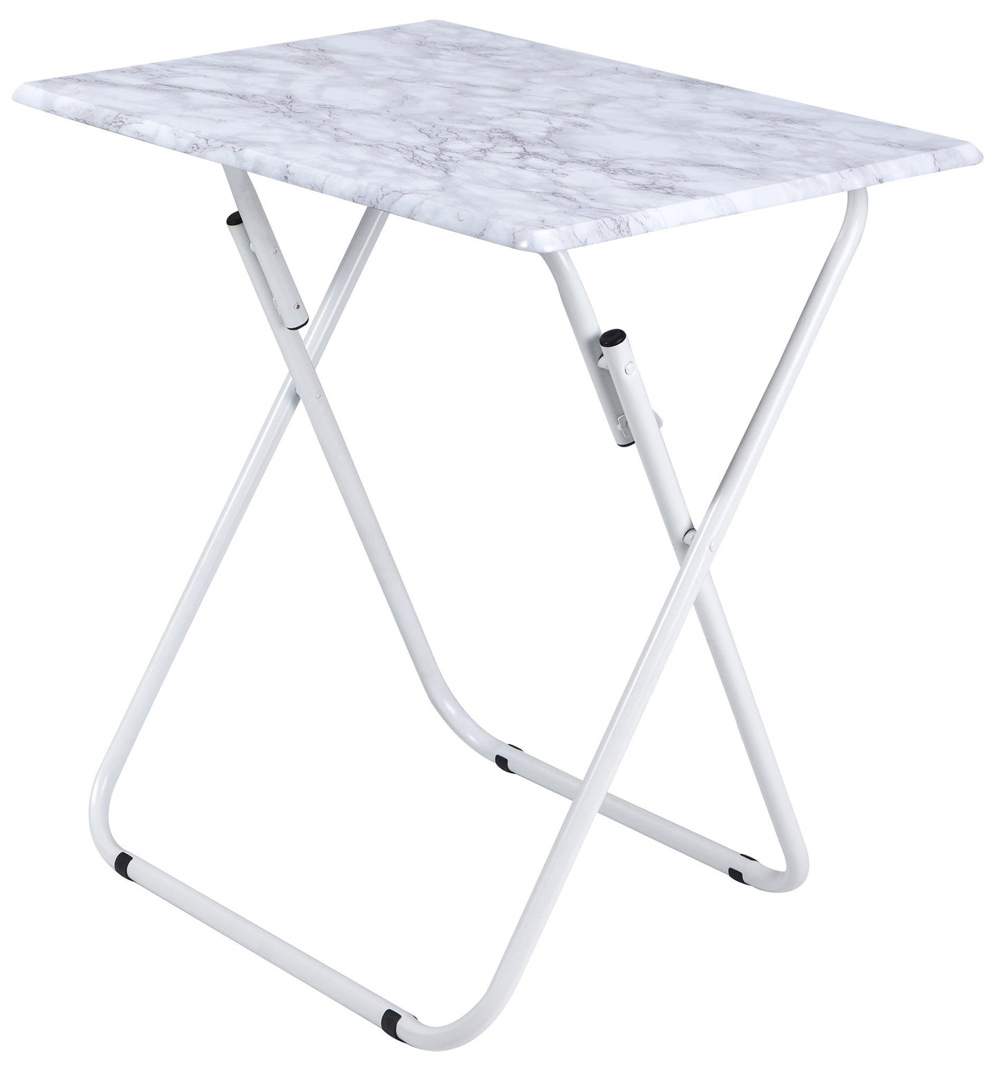 White Marble  Jumbo EZ Tray Table 29"x20"x28"