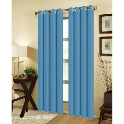 JEANNIE BLUE BLACKOUT GROMMET PANEL 54"X95"