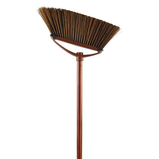 X-L Dlx Mahagony Angle Broom W,Soft Corner Guards With Soft Bristles