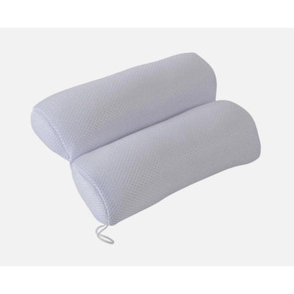 Sanitized Bath Pillow- Quick Dry - Ultra Comfort Dual Cylinder Micro Mesh