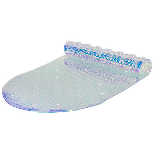 Bath Bliss Iridescent Anti-Slip Bath Mat, One Size, Silver