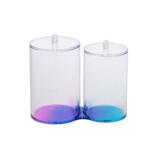 Simplify Cotton Pads Holder, Bathroom Canister in Ombre