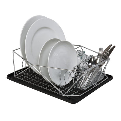 Kitchen Details Geode Dish Rack in Chrome