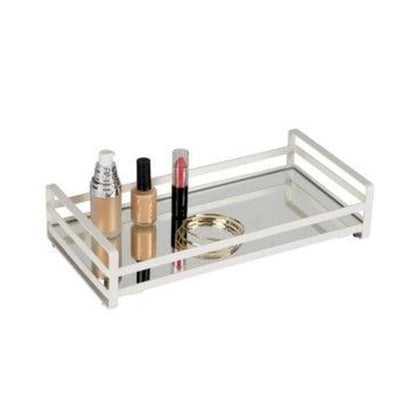 Flat Wire Over the Tank Vanity Tray White - Home Details