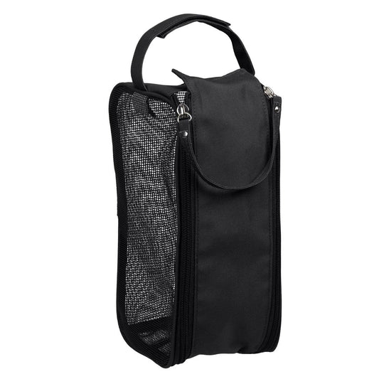 Simplify Hanging Mesh Toiletry Bag | Travel Organizer | Black