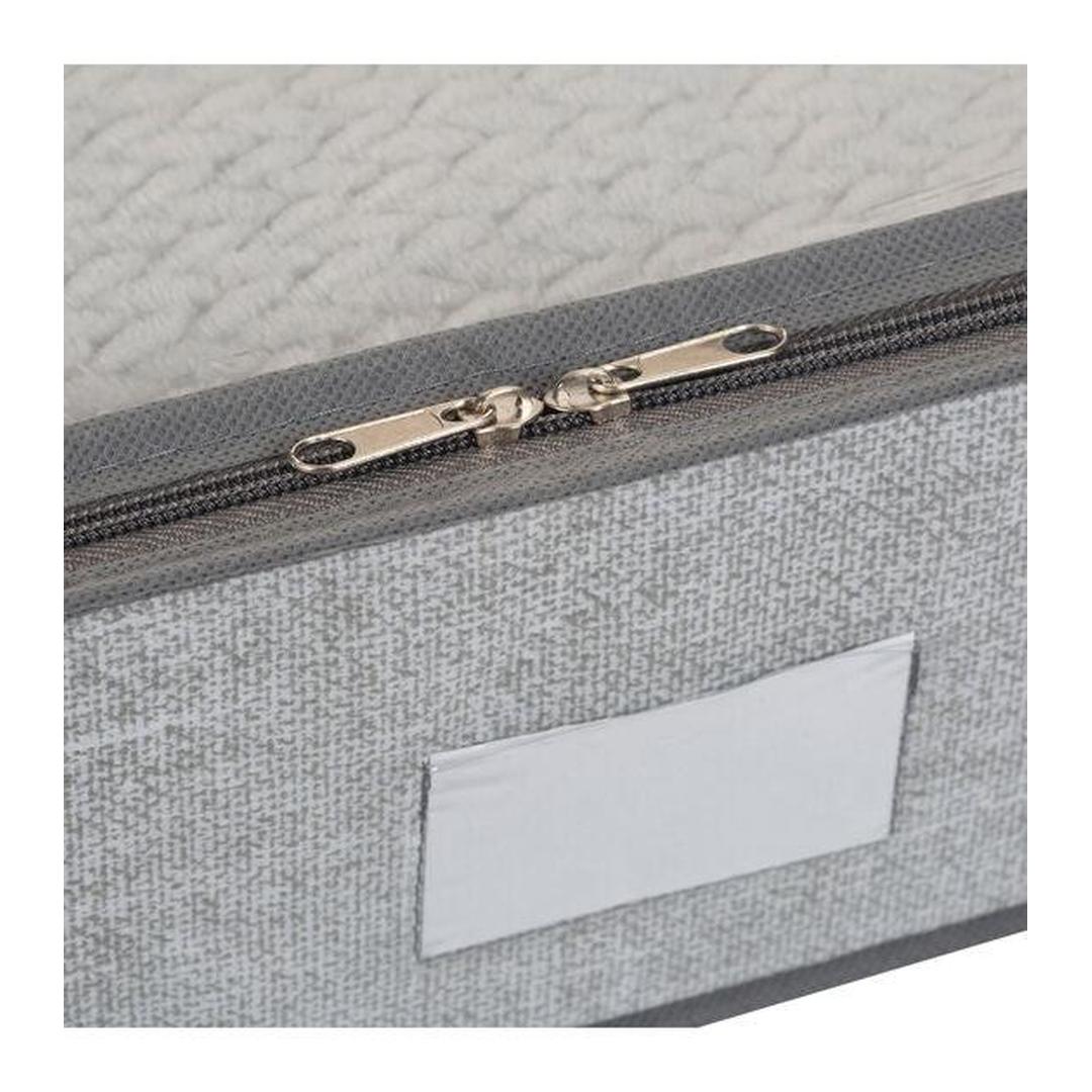 Simplify Under the Bed Storage Bag in Heather Grey - 40"x 18"x 6"