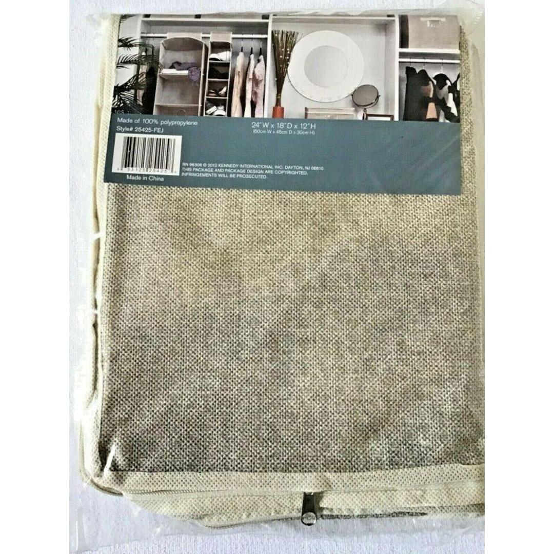 Simplify Jumbo Polypropylene Blanket Bag, Burlap