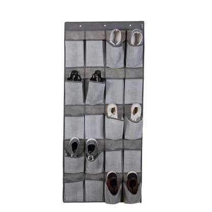 Simplify Heather Gray 20-Pocket Shoe Organizer | 54" X 22" | Michaels