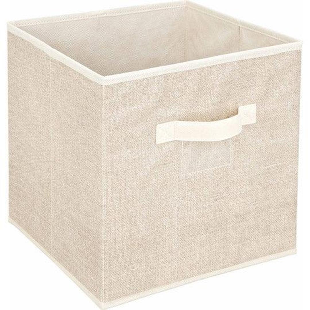 Simplify Collapsible Storage Cube in Faux Jute