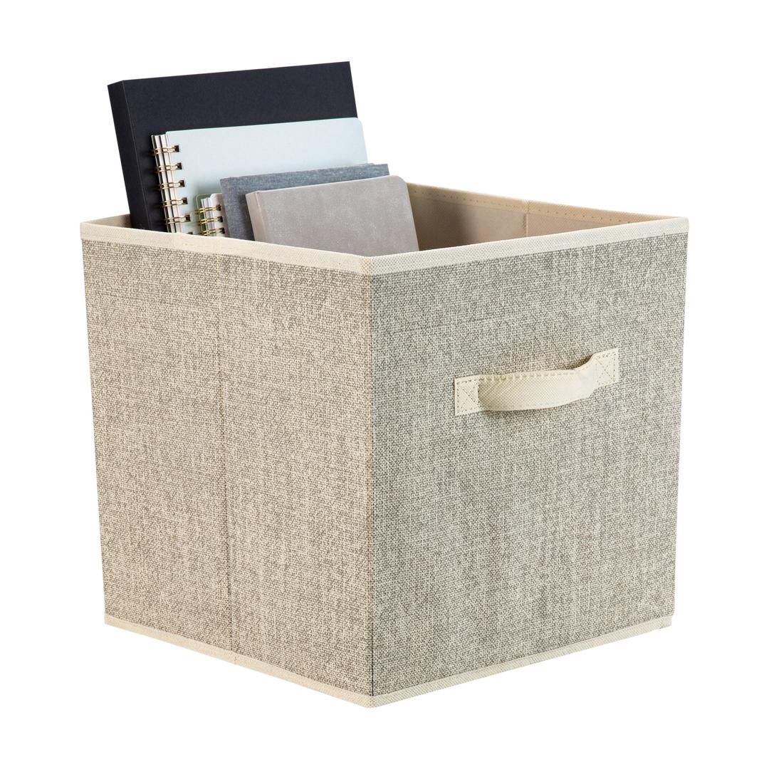 Simplify Collapsible Storage Cube in Faux Jute