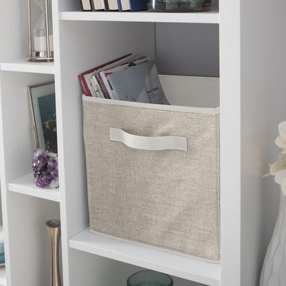 Simplify Collapsible Storage Cube in Faux Jute