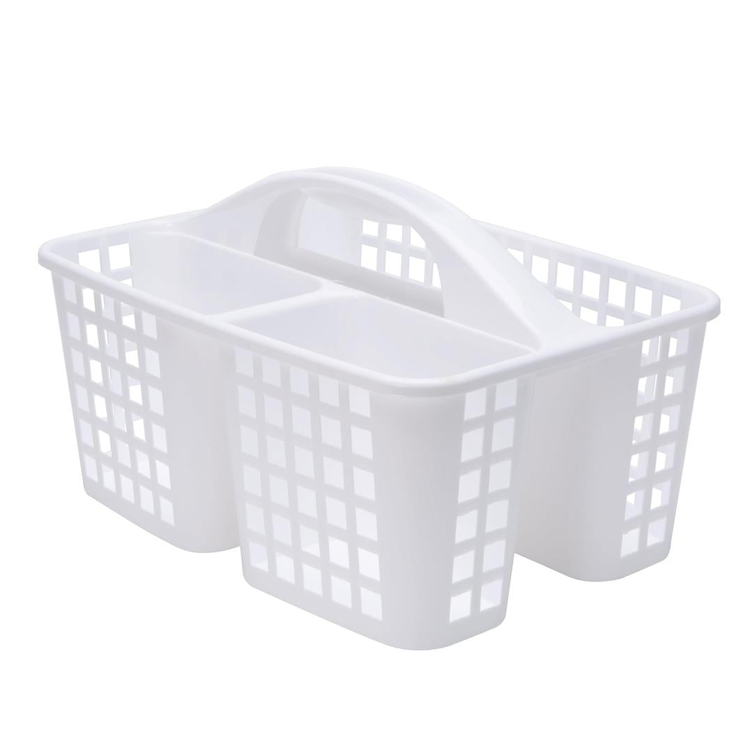 Simplify 2 Pack Utility Bathroom Caddy in White