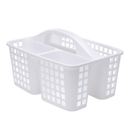 Simplify 2 Pack Utility Bathroom Caddy in White