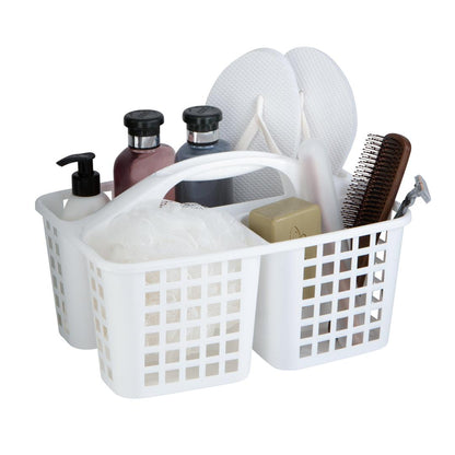 Simplify 2 Pack Utility Bathroom Caddy in White